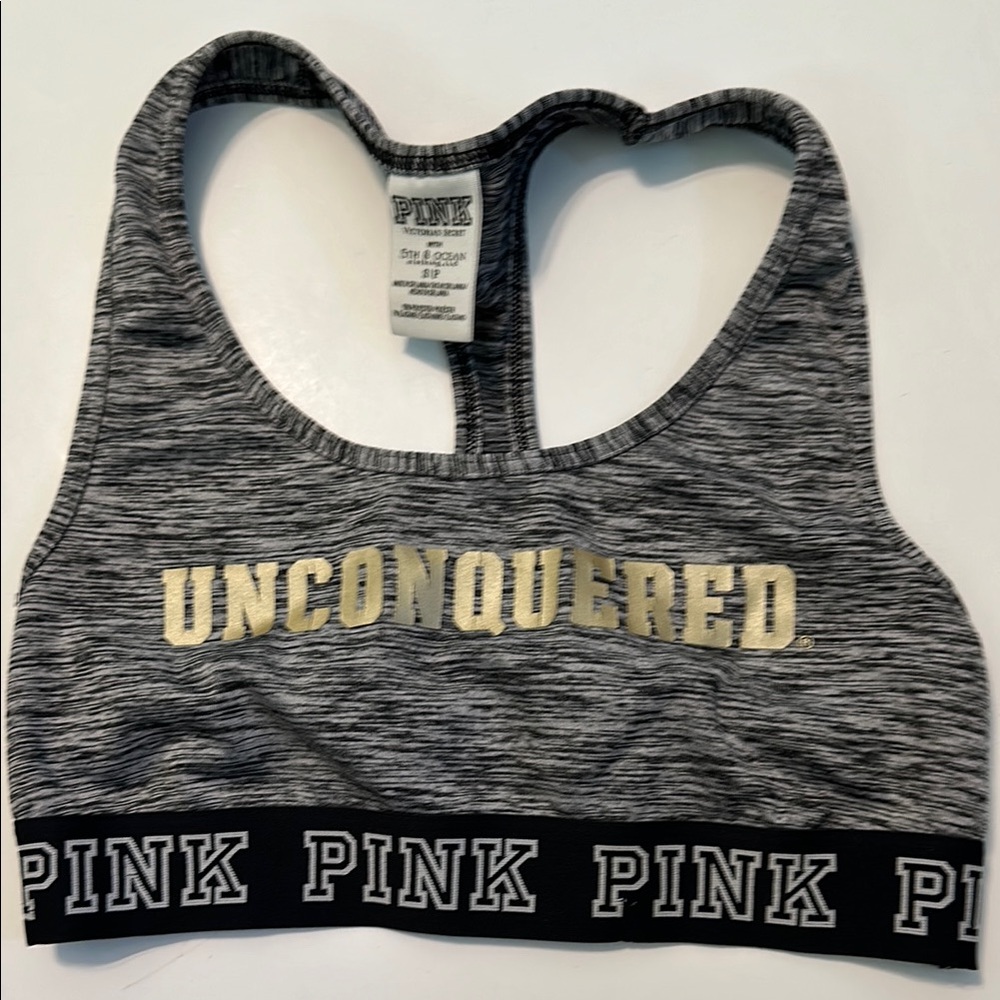 PINK Victoria's Secret Seminoles Gray Sports Bra S